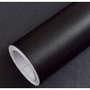 Yancorp 120" Matte Black Contact Paper Peel and Stick Wallpaper