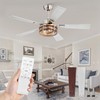 Fanbulous Farmhouse Ceiling Fans with Light, 48 Inch Bedroom Ceiling