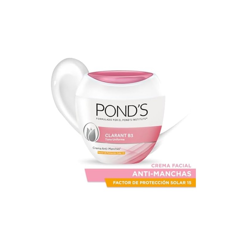 Pond's Crema Facial Anti-manchas Clarant B3 con SPF15 100 g