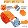 4 Tie Down Straps Short, Adjustable Cargo Straps, Durable Bicycle