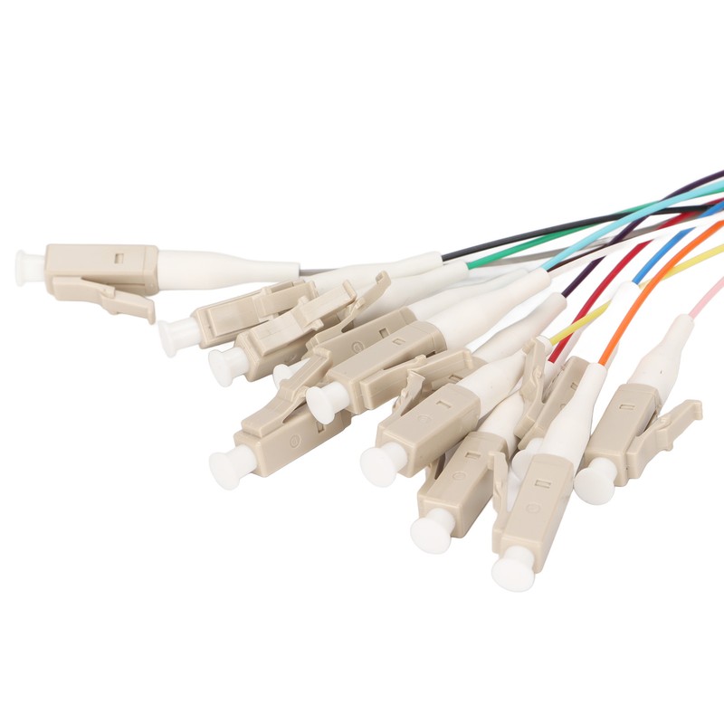Fiber Pigtail 12 Strand Multimode Stable Fiber Pigtail Cable for