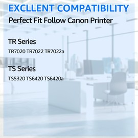 USUPERINK 260XL 261XL Remanufactured Ink Cartridge Combo Pack Compatible for Canon PG-260XL CL-261XL for Pixma TS5320 TS6420 TS6420a TR7020 TR7022 TR7022a (Black 1 Pack, Tri-Color, 1 Pack)