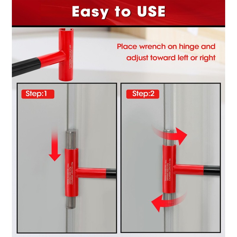 Door Hinge Adjustment Tool for Flag Hinges,Hinge Gap Adjusting Wrench