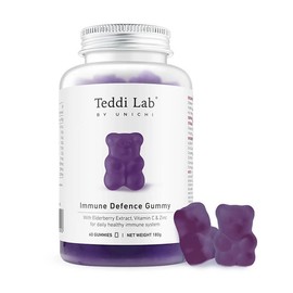 Unichi Teddi Lab by Unichi Elderberry Immune Defence Gummies X 60