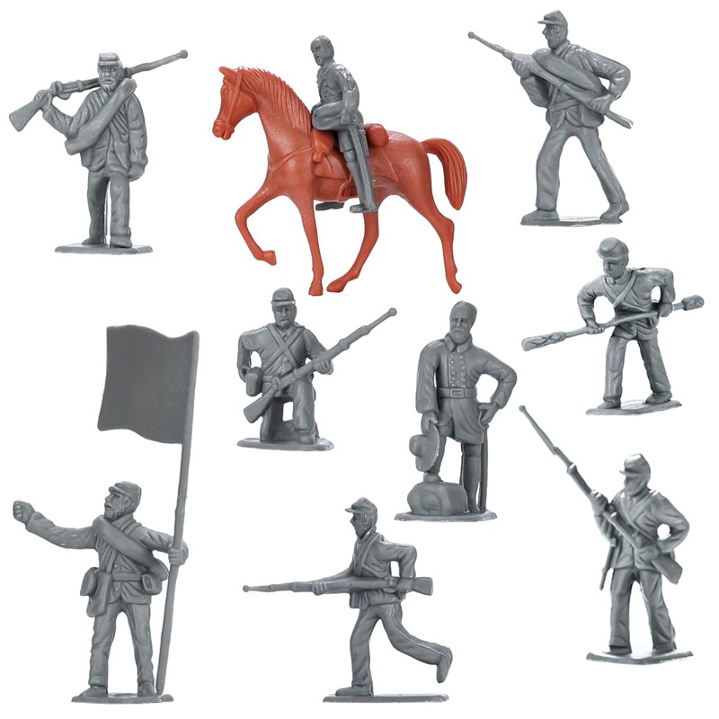 HAPTIME Civil War Army Men Set (42 pcs ) ,