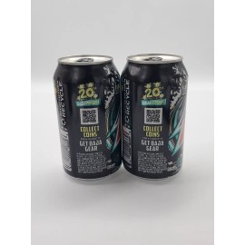 Mountain Dew 2 NEW Full 2024 Mountain Dew BAJA BLAST Zero 12oz Mtn Dew Cans 20th Anniversary