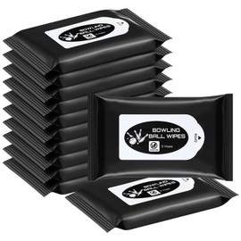 Heigble 12 Pack Bowling Ball Cleaning Wipes Cleaner Kit Bowling Wipes to Wipe Off Ball Accessories 5 Per Pack