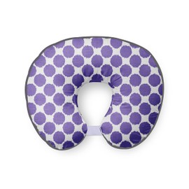 Bacati Ikat Dots Muslin Fabric Nursing Pillow Cover Only (Nursing Pillow Cover Only, Purple)