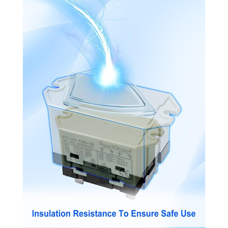 G7L-2A-TUBJ-CB-AC 200/240VAC General Purpose Relay DPST-NO, Double Pole Single Throw