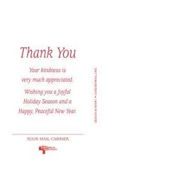 Suzy Toronto Thank You Christmas Post Card