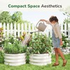 GreatBuddy 2x2x1 ft Round Galvanized Raised Garden Bed, Easy-Assembly Raised