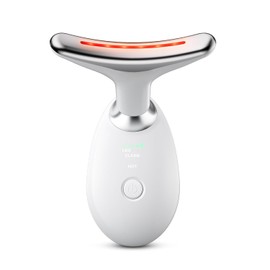 Herramienta Facial y Cervical para Cuidado de la Piel, Dispositivo Eléctrico para Levantamiento Facial y Cervical para Eliminar Arrugas (Blanco)