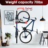 Flantor Bike Wall Mount Rack - Heavy-Duty Foldable Vertical Bicycle