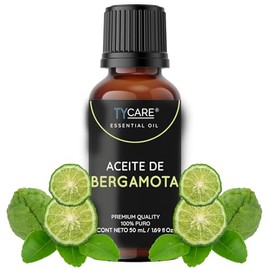 TY CARE Aceite Esencial de Bergamota (Citrus bergamia) – 50 ml – 100% Puro y Natural