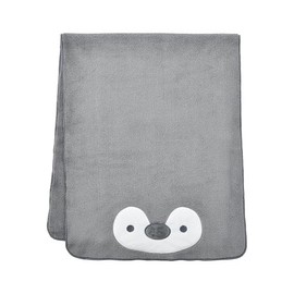 Libuhahato 27921-82 Hair Drying Towel, Animal Penguin (Total Length: Approx. 39.4 inches (100 cm), Absorbent, Quick Drying, Soft