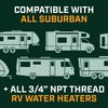 Corro-Protec RV Anode Rod for Hot Water Heater, 20-Year Warranty