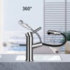 BIJKHSISN Bathroom Faucet with Pull Out Sprayer Basin Mixer Tap