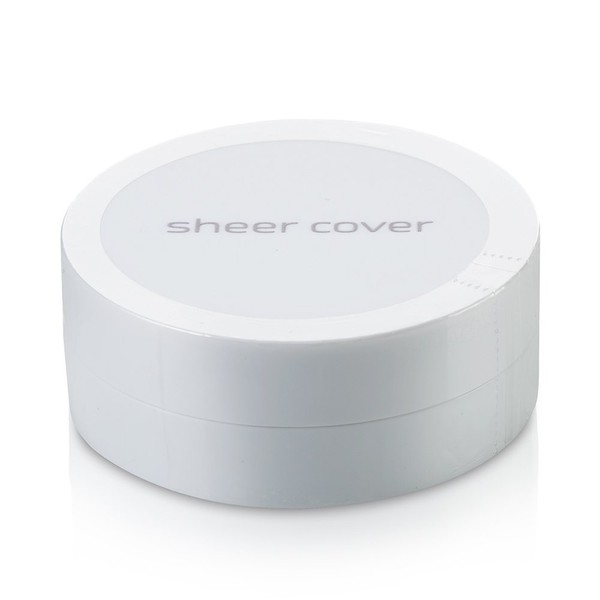 Sheer Cover Perfect Shade - Mineral Foundation Makeup Kit w Free Foundation Brush - Light/Fair Shade - Foundation Powder Makeup and Mineral Makeup, Best Full Coverage Foundation 4 Grams