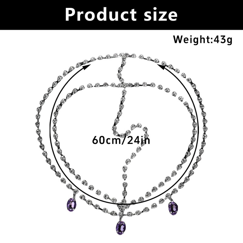 Head Jewelry for Women Hair Accessories for Girls Boho Rhinestone
