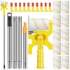Leumoi 22 Paint Edger Kit Handheld Paint Edger Roller Brush