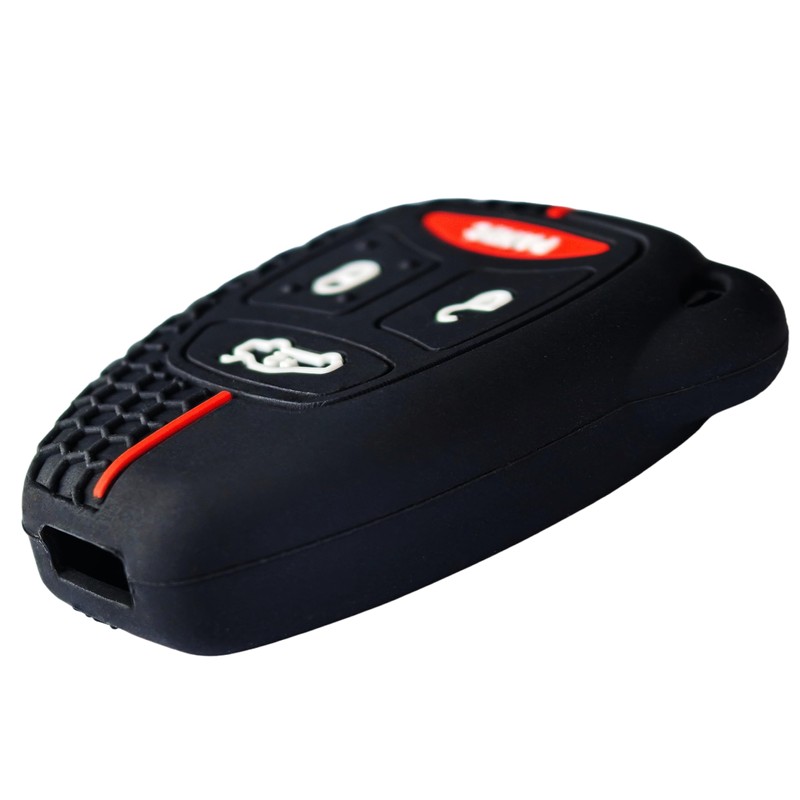 Silicone Key Cover Fit 2004-2018 Jeep Dodge Chrysler Car Key