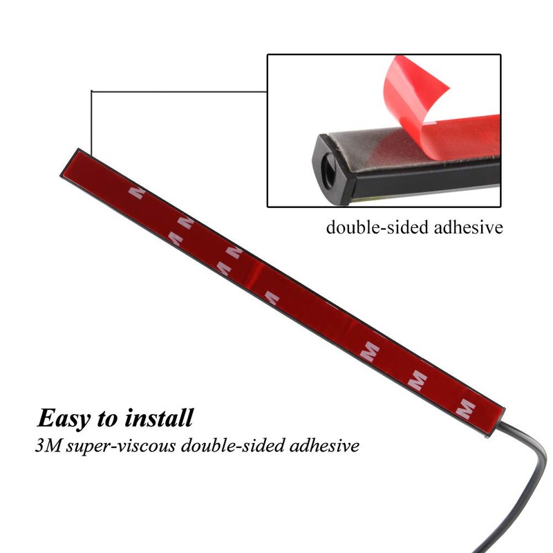 yifengshun Ultra-thin 48 LED 2835 3014SMD Motorcycle Rear Light Bar