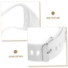 Mikinona Simple TPU Watch Band for Wear-Resistant Solid Strap for