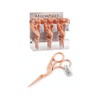 Milward Stork Embroidery Scissors Rose Gold 4.5" Sharp Tip