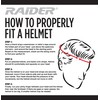 Raider Z7 Unisex-Adult Off-Road MX Helmet (Matte Black, X-Large)