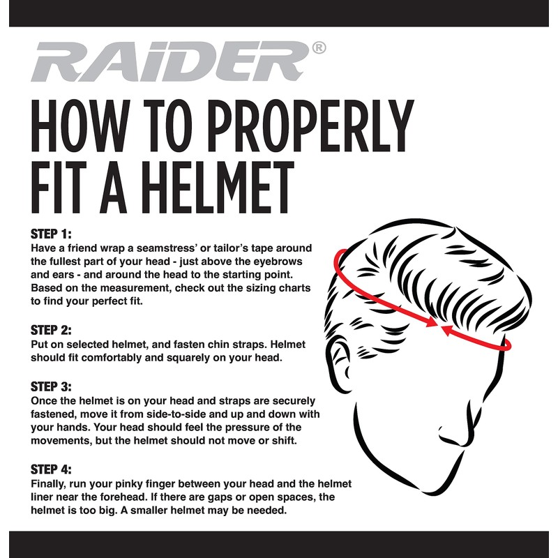 Raider Z7 Unisex-Adult Off-Road MX Helmet (Matte Black, X-Large)