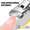 Toe Nail Clippers,Ergonomic Nail Clippers | Portable Splash-proof Nail Cutter