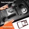 JeCar for 4Runner Interior Trim Center Console Gear Shift Panel