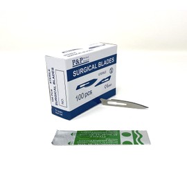 Disposable Surgical Scalpel Blades Sterile High Grade Carbon Steel 2.1% 10xx Individually Foil Wrapped Size 36 Box of 1000