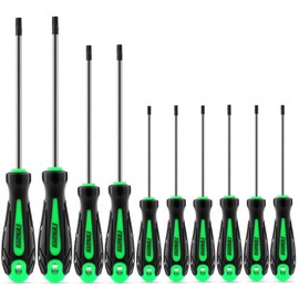 LOZAGU 10-Piece Metric Hex Screwdriver Set, Metric(0.9mm-6mm) Hex Allen Wrench Screwdriver Set, Perfect for RC Cars, Quadcopters and Helicopter Car Models