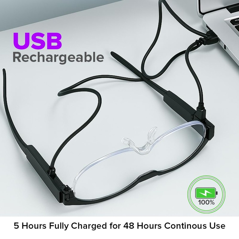 UV Lit Optical Glasses with LED Light – Multi-Purpose Sanitary