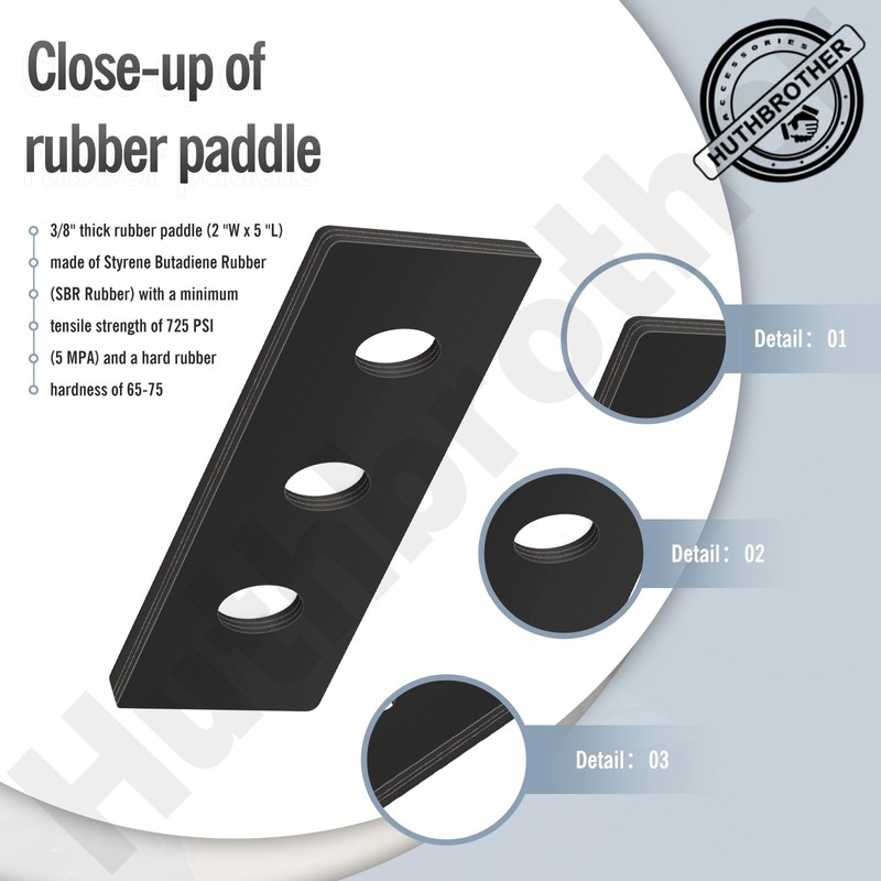 Snow Blower Impeller Modification Kit - 1/4" 3-Blade Universal, for