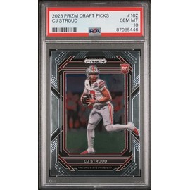 Graded 2023 Panini Prizm DP CJ Stroud #102 Rookie RC Football Card PSA 10 Gem Mint