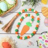 Easter Wood Bead Garland with Tassel - Handmade Farmhouse Decor