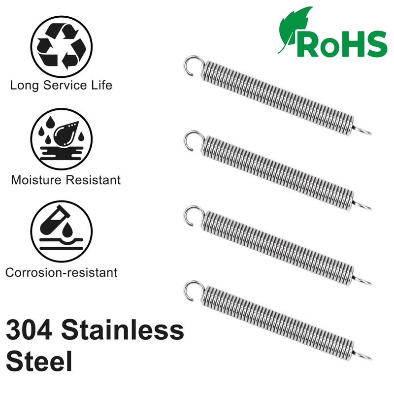 GUNGY Tension Springs with Hooks Stainless Steel Tension Spring Tension