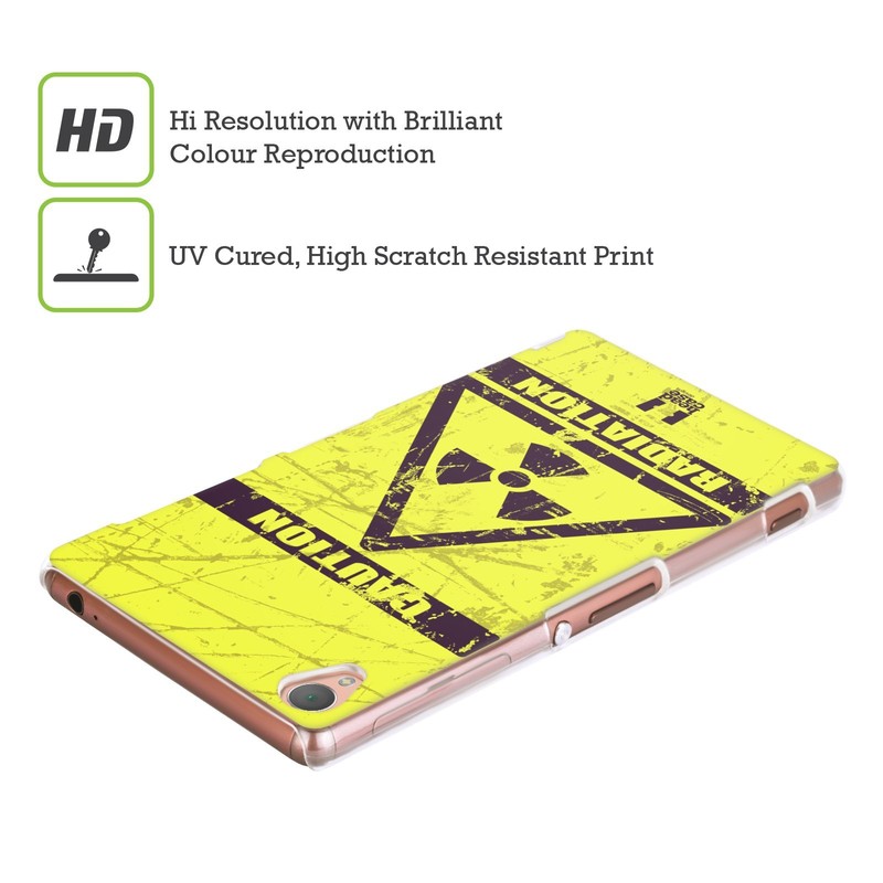 Head Case Designs Hazard Symbol Back Case For Sony Mobile