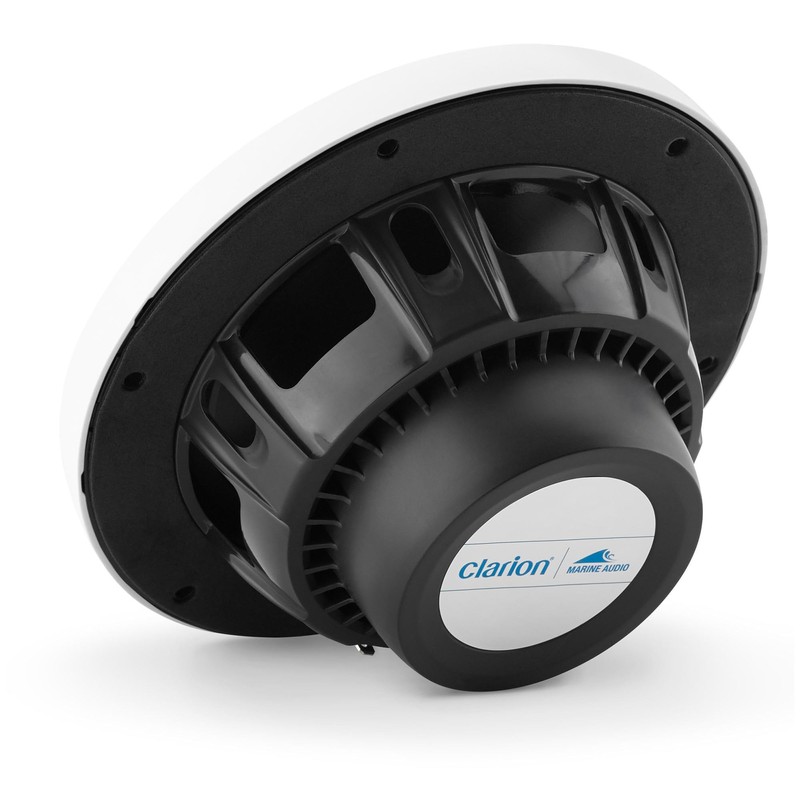 Clarion CMS-651-SWB 6.5-inch Coaxial Marine Speakers 30W RMS Power handling