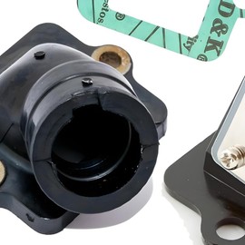 Intake Manifold Open, Membrane + Gasket for Piaggio 50 cc 2-Stroke Engine