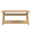 ECR4Kids Sit n' Stash Rectangular Table, Classroom Storage, Natural