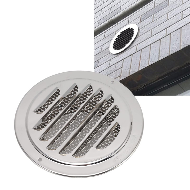 Termination Cap Mesh Screen Vent Cover, Furnace & Roof Vent