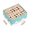 Wooden Stamps for Kids - Toddler Craft Stamp Kit -