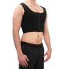Compression Chest Binder, Post Surgery, Gynecomastia, F2M (L, Black)