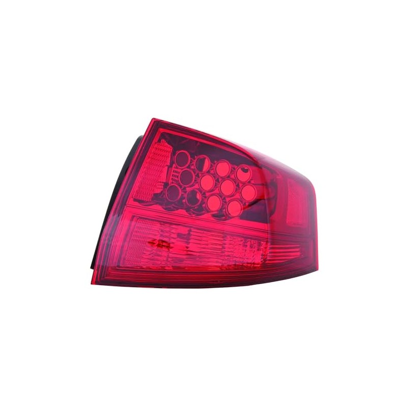 HEADLIGHTSDEPOT Right Passenger Side Outer Tail Light Compatible With 10-13