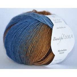 Beautiful Lola Merino Seta Degrade Yarn 80% Wool/20% Silk from Italy