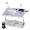 iXTRA Laptop Lap Desk Include Cooling Fan,Adjustable Lap Desk with