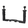 Aluminum Tray with Dual Handle Grips for Underwater Camera Housing